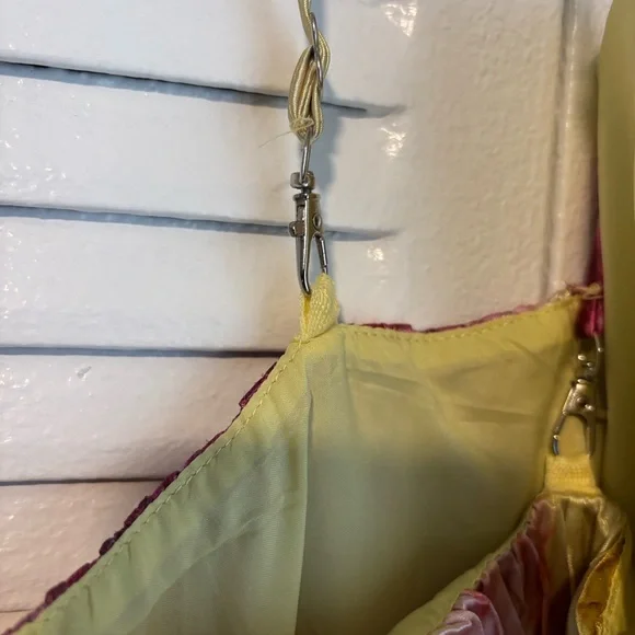 Elegant Pink and Yellow Floral Maxi Dress - Picture 8 of 16